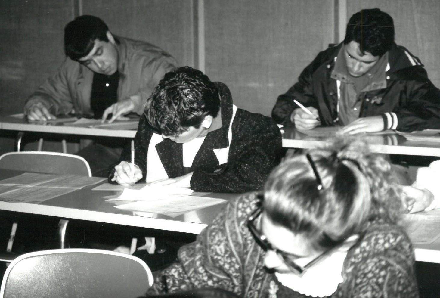 Students in classroom, circa 1970s